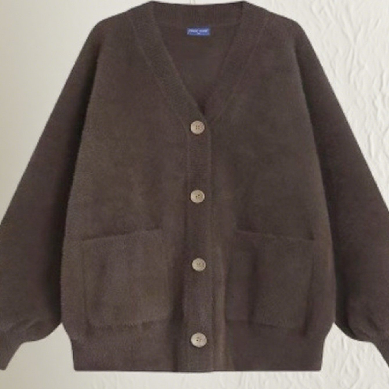 Women's High Quality Mink Cardigan - Short Fluffy Jacket with & Collar, - Petite-Friendly Winter Coat, Hand Washable, for Fall\u002FWinter, - Cozy Blazer-like Outerwear (No, -30°C, but for conditions)